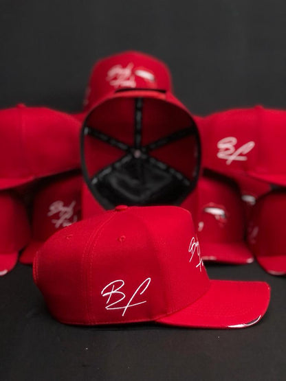 Red BF Hat. Work of Art